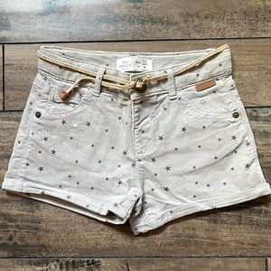 Zara Kids girls shorts with belt, size 2/3